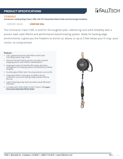 FP727630LE Spec Sheet page 1